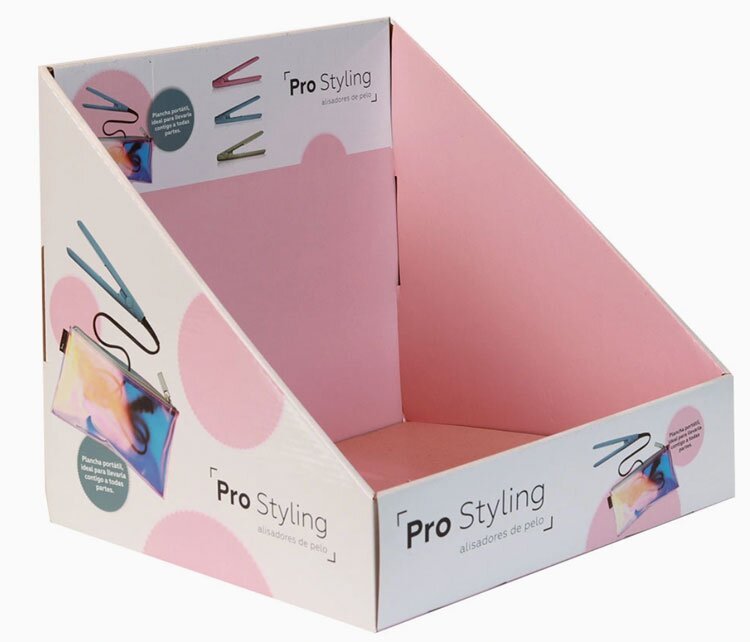 Flat Iron counter display rack