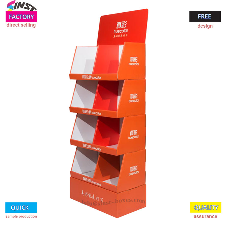 Stojalo za valovite škatle s papirnatimi brisačami